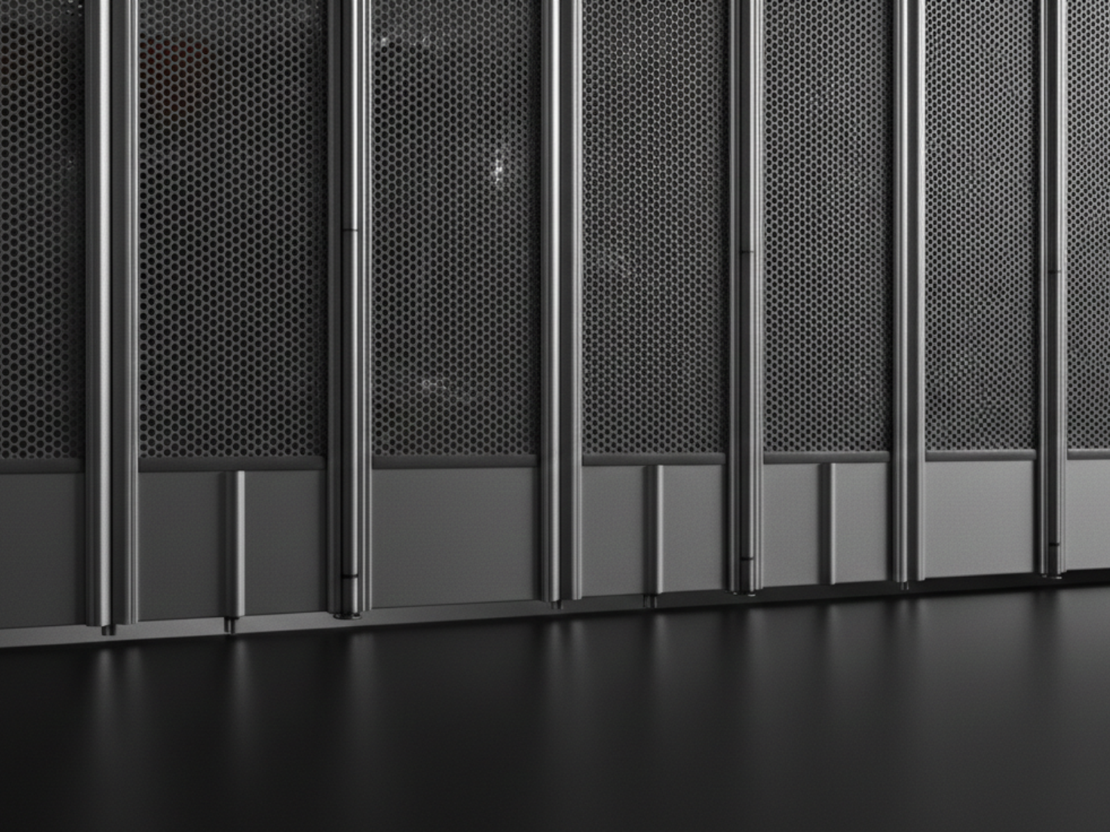 Cortina Plegable de Aluminio o Acero Multiperforada Modelo Kamaleónika Arrastre