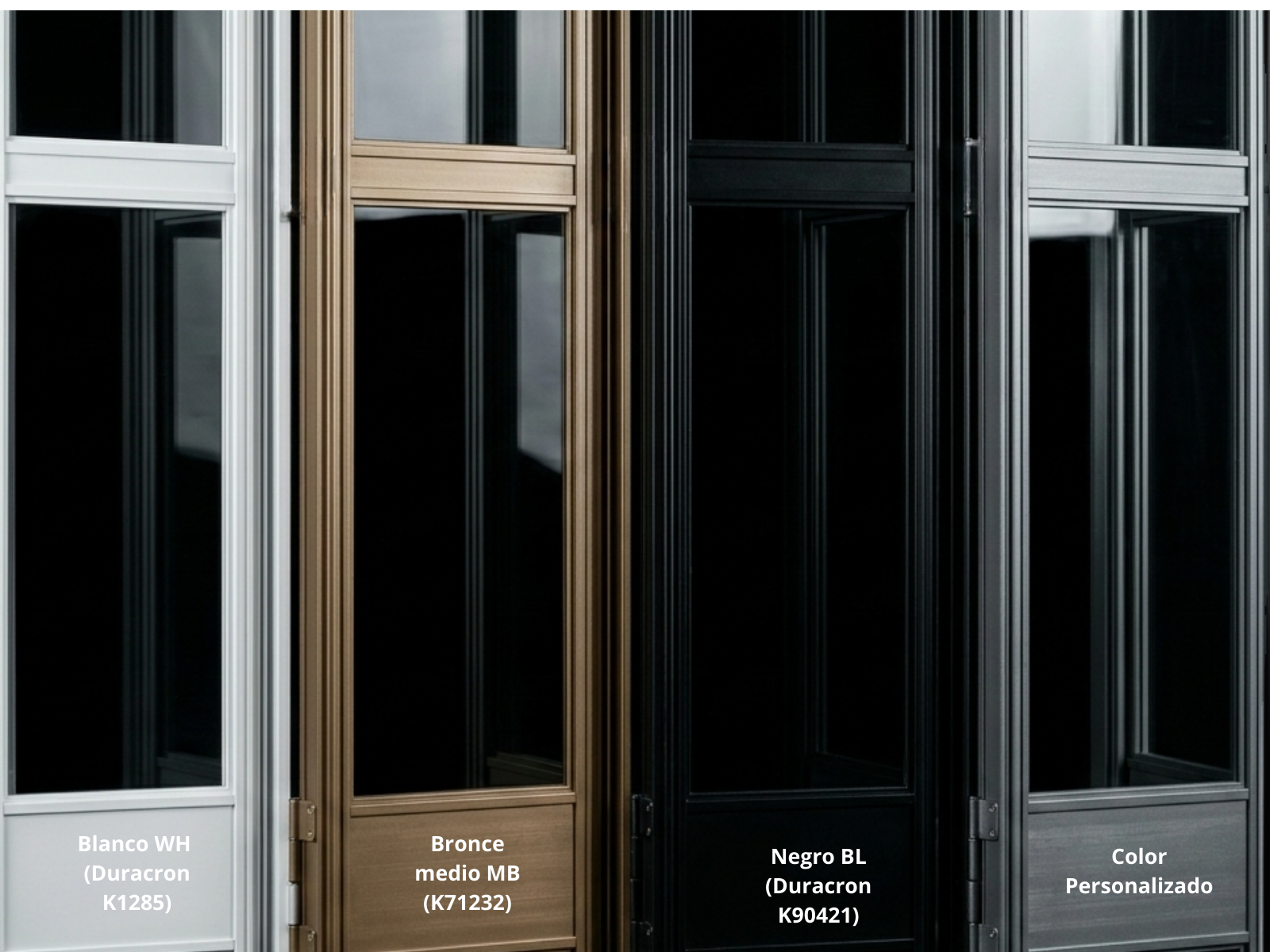 Cortina de Policarbonato. Cortina Corrediza. Modelo Lexana. Cortina de Aluminio. Cortina de Acero. Cortina Transparente. Cortina de Policarbonato Transparente Modelo Lexana Opciones | Khamyluxe