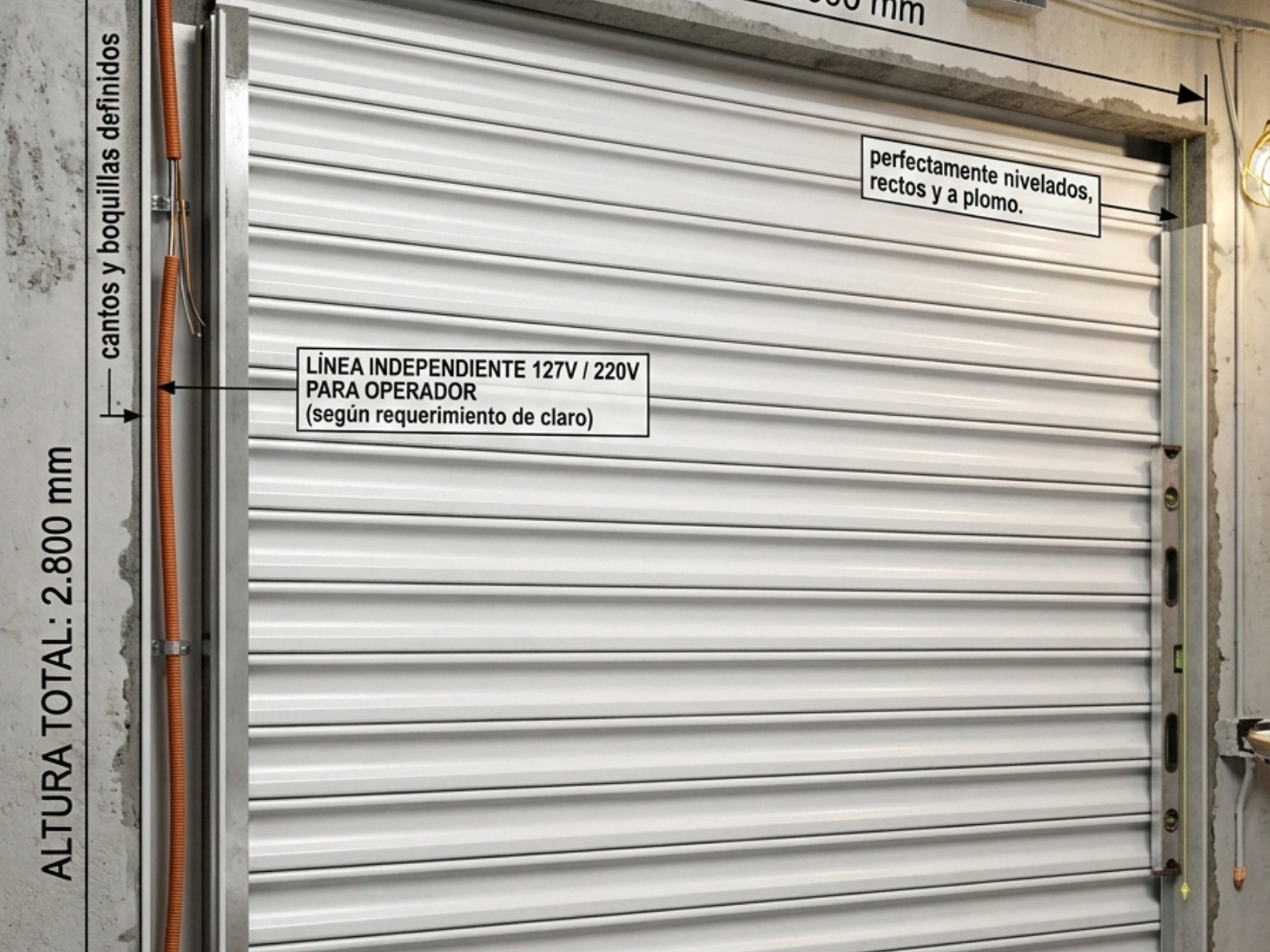 Cortina enrollable Anti Huaracan. Cortina Enrollable. Cortina de aluminio enrollable. Cortina de acero enrollable. Modelo AH240 Anti Huracan Previos | Khamyluxe