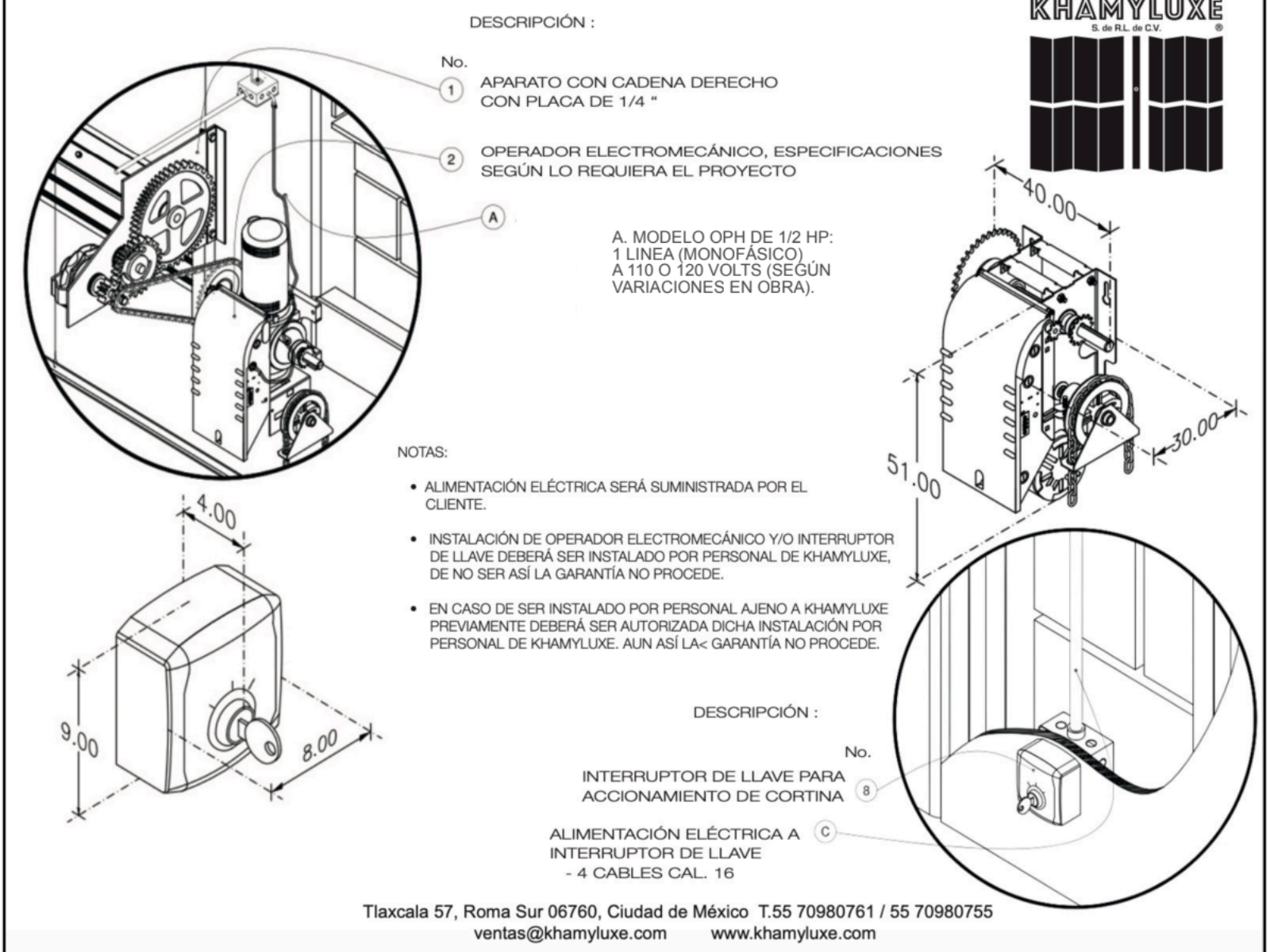 Cortina Enrolllable Multiperforada. Cortina Enrollable. Modelo Sahara Visión. Cortina de Aluminio. Cortina de Acero. Cortina Enrollable  Perforada.  Detalles | Khamyluxe