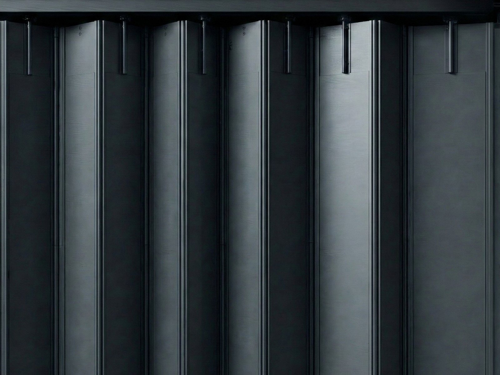 Cortina Ciega. Cortina Corrediza. Modelo Discreta. Cortina de Aluminio. Cortina de Acero. Cortina de Duela Ciega. Cortina Plana Modelo Discreta Material de los Paneles | Khamyluxe